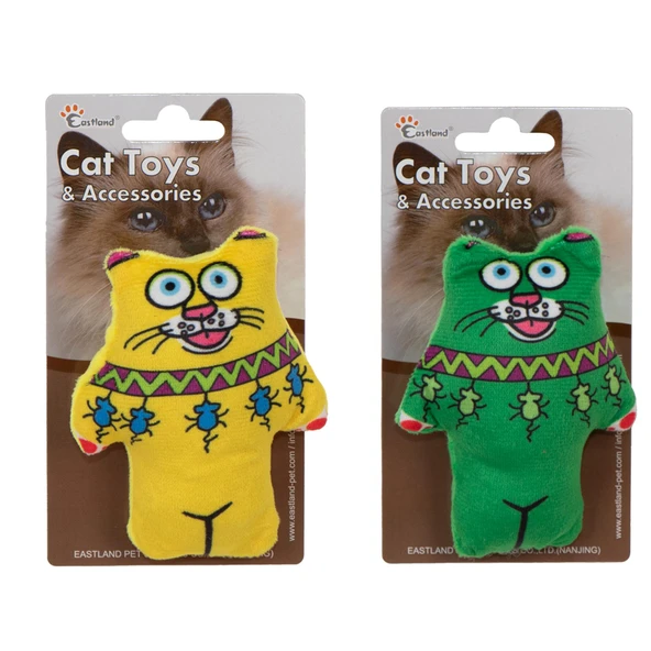 Eastland Kedi Otlu Öten Peluş Kedi 11,5cm ürün görseli