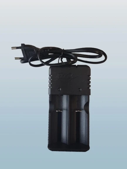 İkili 2li 26650-18650-16340 3.7V Li-On Pil Şarj Aleti Kablolu 220v Fişli Kablolu - 5
