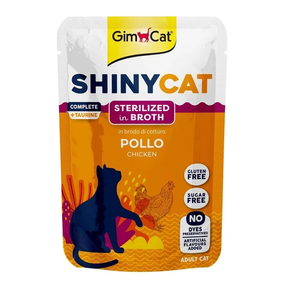 Gimcat Shinycat Chicken Sterilized Tavuklu Kısır Pouch Mama 70 gr ürün görseli