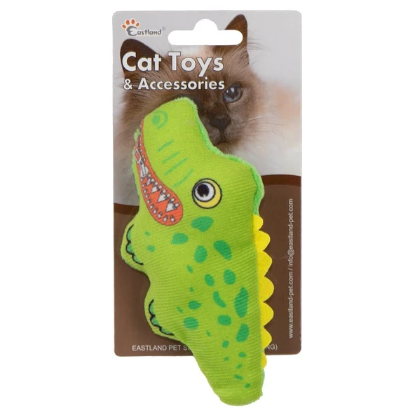 Eastland Kedi Otlu Öten Peluş Timsah 15cm ürün görseli