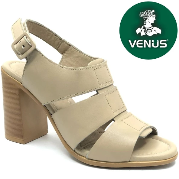 Venüs Merga Hakiki Deri Comfort Ortopedik Kadın Sandalet ürün görseli