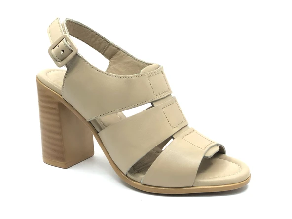 Venüs Merga Hakiki Deri Comfort Ortopedik Kadın Sandalet - Resim 5