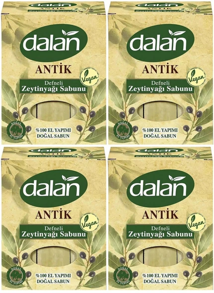 Dalan Antik Defneli Zeytinyağı Sabunu 900GR (4 Lü Set)