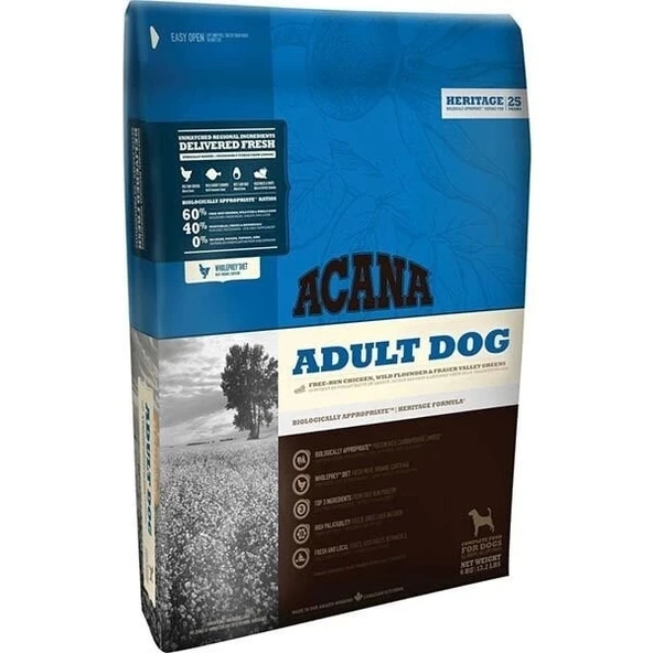 Acana Adult Tahılsız Tavuk ve Balıklı Yetişkin Köpek Maması 17 Kg