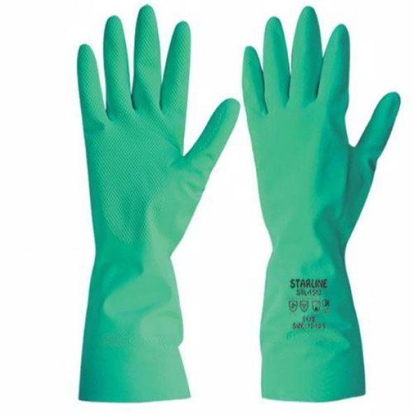 Kimyasal Nitril Eldiven Stl-1513-9-9,5 (Large Beden) X 10 Adet - Resim 2