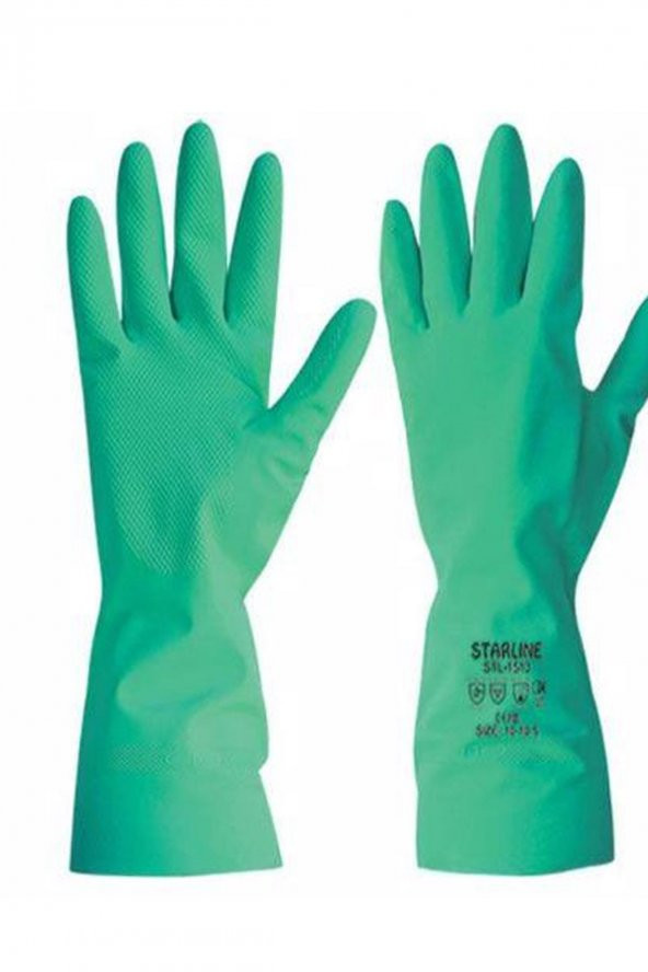 Kimyasal Nitril Eldiven Stl-1513-9-9,5 (Large Beden) X 10 Adet - Resim 4