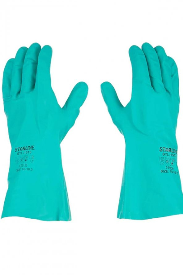 Kimyasal Nitril Eldiven Stl-1513-9-9,5 (Large Beden) X 10 Adet - Resim 5