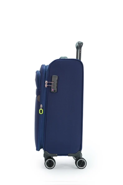 Pierre Cardin Ultra Light Hafif Lüx Kumaş Kabin Boy  Valiz Lacivert 04PC6000 - 3