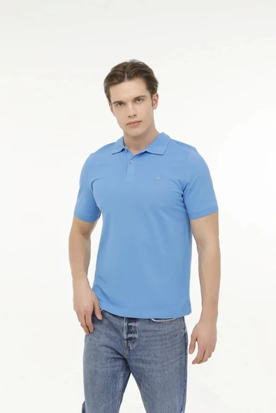 Lumberjack A10149746508010 4M M-Ct953 Basıc P.T-Sh 4Fx Havacı Mavı Erkek Polo T-Shırt - 2
