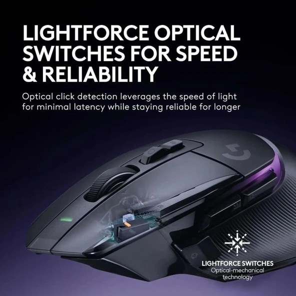 Logitech G502 X PLUS Kablosuz RGB Oyun Mouse - 5