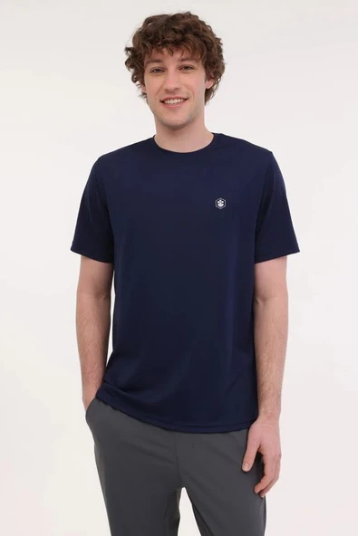 Lumberjack MB CT100 PES C T-SH 5FX Lacivert Erkek Kısa Kol T-Shirt 101939388