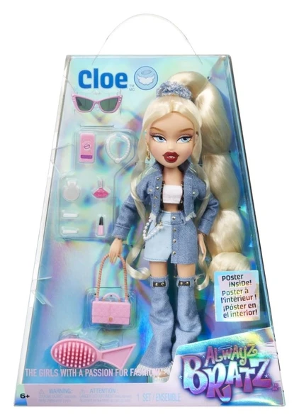 Bratz Alwayz Cloe Moda Bebeği (10 Aksesuar ve Posterli)