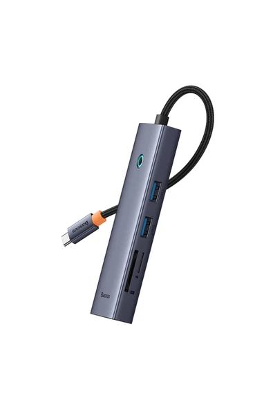 Baseus Ultrajoy 7in1 Type-C Hub  (Type-C to 1xHDMI4K 30Hz + 2xUSB 3.0 + 1xPD +RJ45 + SD/TF3.0) - 3