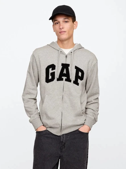 Gap V-Frch Ft Herıtage Logo Po Fz - 868454009 Erkek Kapüşonlu Sweatshirt