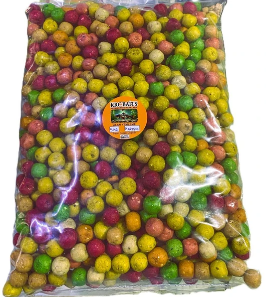 KRC Baits Sazan Alan Yemlemelik Boili 5 Kg 20 mm 8 Aroma Mix