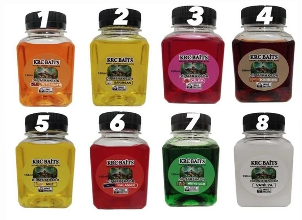 KRC Baits Sazan Dip Sıvısı ( Atraktör ) Yem Katkısı 150 ml