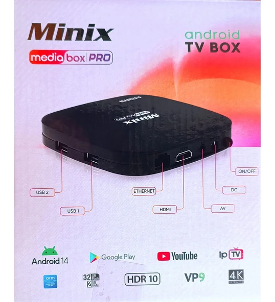 Next Minix Mediabox Pro 4K Android 14 Tv Box Uydu Alıcısı - 5