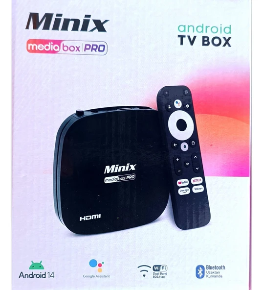 Next Minix Mediabox Pro 4K Android 14 Tv Box Uydu Alıcısı - 4