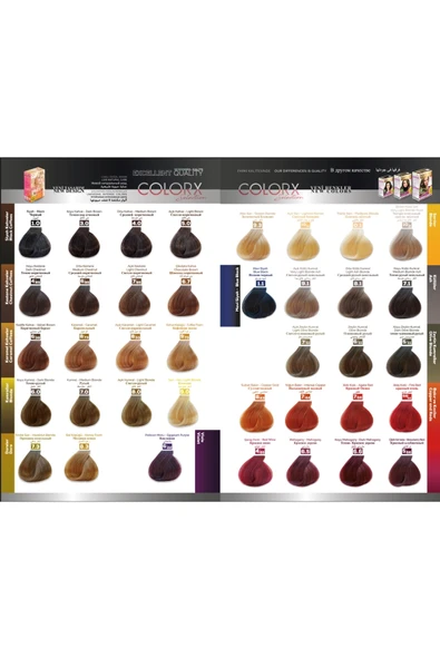 Colorx Nouveau 2025/05.11 Koyu Zeytin Kumral 50 Ml + 50 Ml 2 li Set Saç Boyası - 3