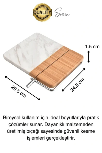 Paslanmaz Hızlı Peynir Kesme Aleti Kolay İnce Kaşar Tereyağı Dilimleyici Pratik Aparat Mutfak Rende - 3