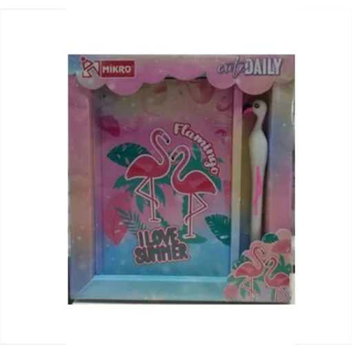 Mikro Flamingo Hatıra Defteri Kalemli Kutulu Md-135 - 2 adet