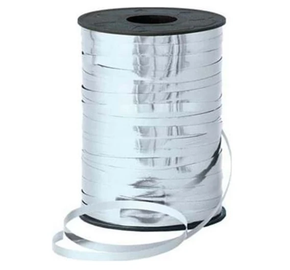 San Parlak Metalik Rafya 8Mm 200 Metre Gümüş - 2 adet