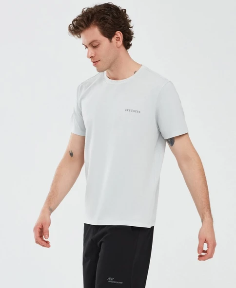 Skechers Organic Coll. M Short Sleeve T-shirt S241166 Erkek Tişort - Resim 7