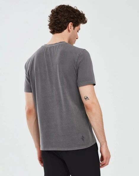 Skechers Organic Coll. M Short Sleeve T-shirt S241166 Erkek Tişort - Resim 3