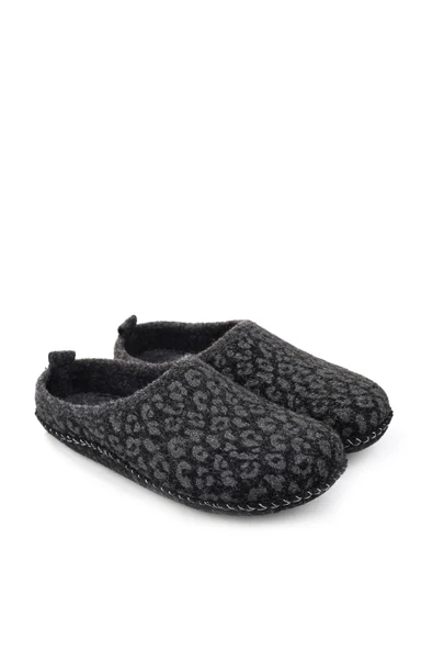 Gezer 15525 Kadın Keçe Kumaş Sessiz Taban Ev-Halı Terliği - Resim 3