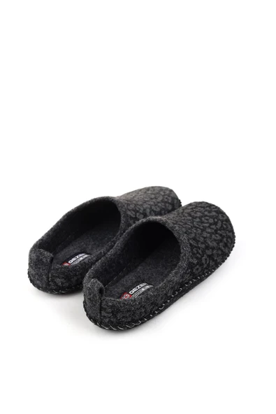 Gezer 15525 Kadın Keçe Kumaş Sessiz Taban Ev-Halı Terliği - Resim 12