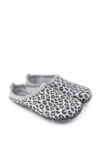 Gezer 15525 Kadın Keçe Kumaş Sessiz Taban Ev-Halı Terliği - Resim 2