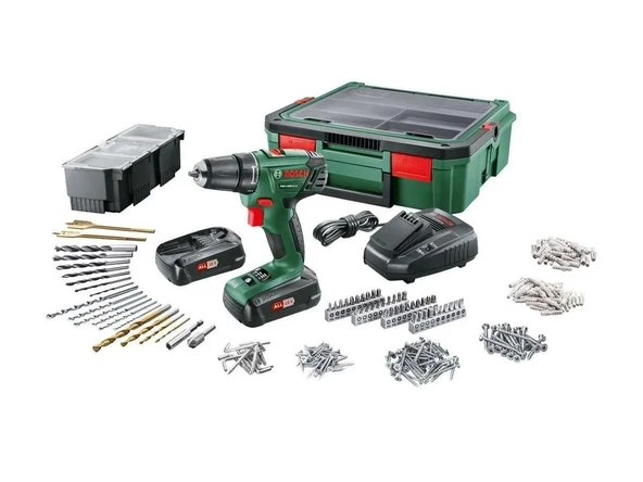 Bosch PSR 1800 Li-2 SystemBox Çift Akülü Vidalama Makinesi