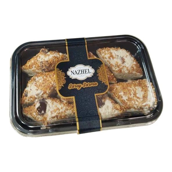 NAZHEL Saray Sarma Çikolata Dolgulu Tahin Helvası 450 gr - 3