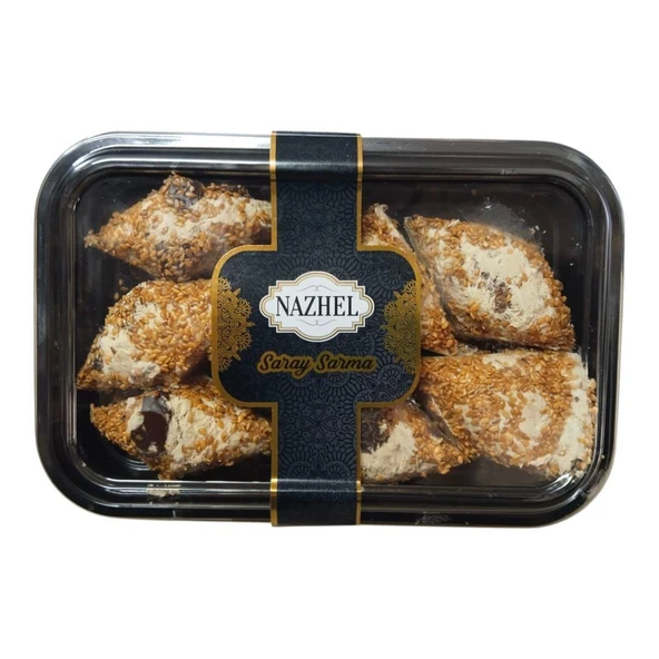 NAZHEL Saray Sarma Çikolata Dolgulu Tahin Helvası 450 gr - 5