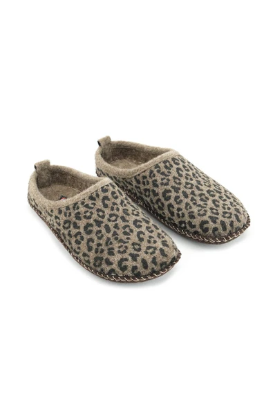 Gezer 15525 Kadın Keçe Kumaş Sessiz Taban Ev-Halı Terliği - Resim 7