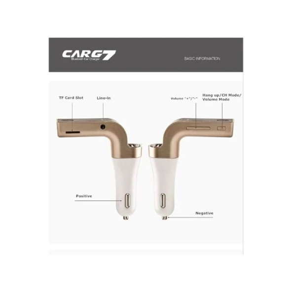 İTHAL Araç USB Bluetooth Transmitter - Resim 5