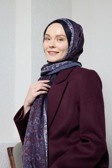 80 x 180 -Pamuk Nubuk Şal -04914 - Resim 3