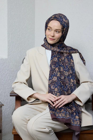 80 x 180 -Pamuk Nubuk Şal -04914 - Resim 2