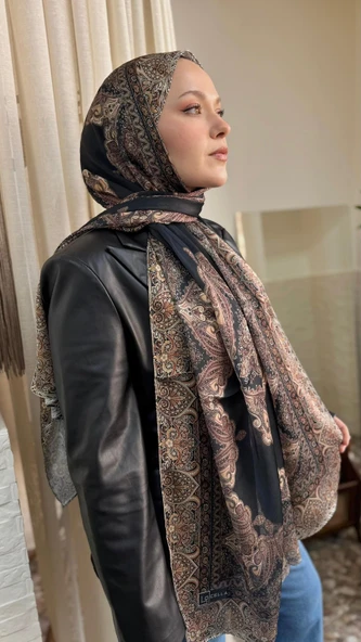 75 x 180 - İdol İpek Şal-5006-04913 - Resim 4