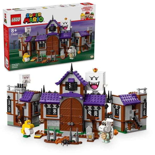 71436  Super Mario King Boonun Perili Köşkü 932 parça +8 yaş
