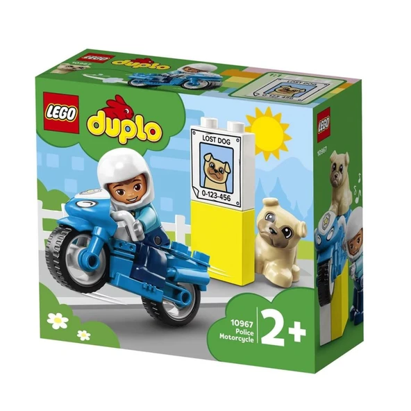 10967  Duplo - Polis Motosikleti 5 parça +2 yaş