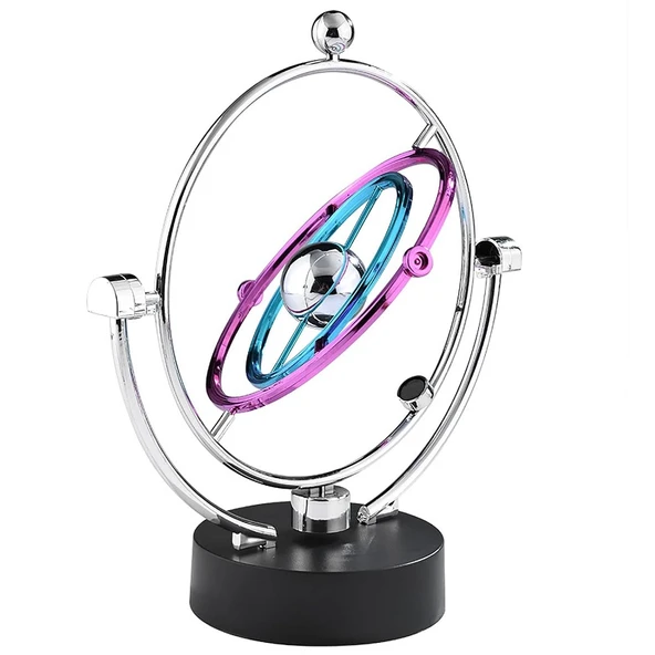 VIP KALİTE KINETIC ORBİTAL BALANCE DENGE TOPLARI DÖNEN MANYETİK TOPLAR DEKOR OBJE YENİ İŞ HEDİYELERİ - 2