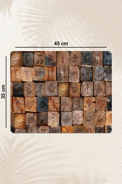 Valerine Life Kahve Makinesi Matı Sıvı Geçirmez Kaymaz Yıkanır Çaycı Çay Espresso Makinesi Pad 35x45cm 27250203 - 3