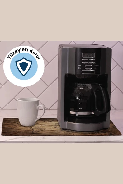 Valerine Life Kahve Makinesi Matı Sıvı Geçirmez Kaymaz Yıkanır Çaycı Çay Espresso Makinesi Pad 35x45cm 27250206 - 2
