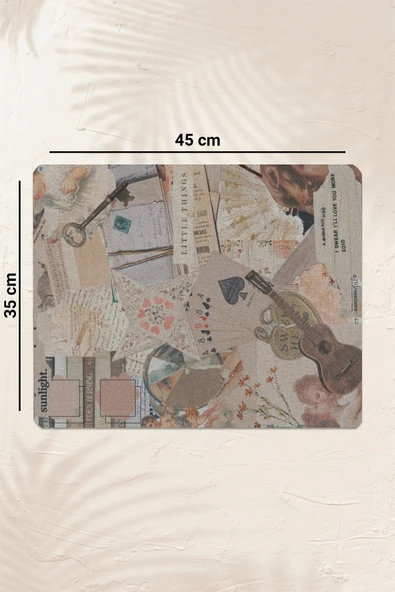 Valerine Life Kahve Makinesi Matı Sıvı Geçirmez Kaymaz Yıkanır Çaycı Çay Espresso Makinesi Pad 35x45cm 27241229 - 3