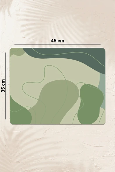 Valerine Life Kahve Makinesi Matı Sıvı Geçirmez Kaymaz Yıkanır Çaycı Çay Espresso Makinesi Pad 35x45cm 27241230 - 3