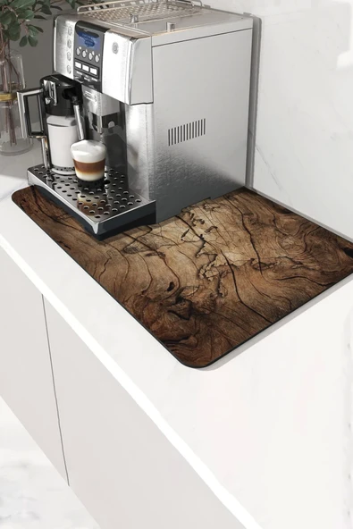 Valerine Life Kahve Makinesi Matı Sıvı Geçirmez Kaymaz Yıkanır Çaycı Çay Espresso Makinesi Pad 35x45cm 27250206