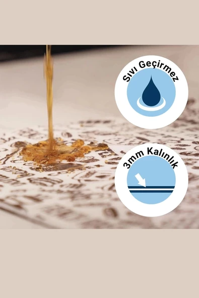 Valerine Life Kahve Makinesi Matı Sıvı Geçirmez Kaymaz Yıkanır Çaycı Çay Espresso Makinesi Pad 35x45cm 27250206 - 5