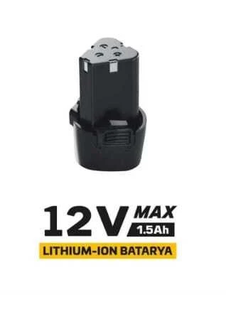 Sgs 5137 Profesyonel Akülü Vidalama Yedek Batarya 12 Volt (1.5AH) - 3