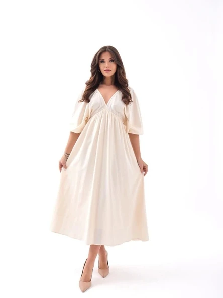 6276 ELBİSE-BEJ ürün görseli